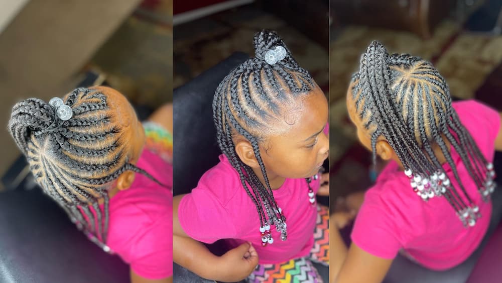 Modern and outstanding beaded braid hairstyle for African ideas and  collection  Black kids braids hairstyles, Little black girls braids, Kids  braids with beads