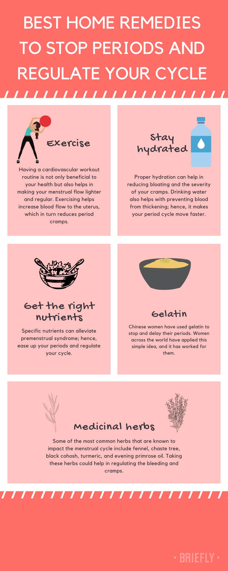 Best home remedies to stop periods