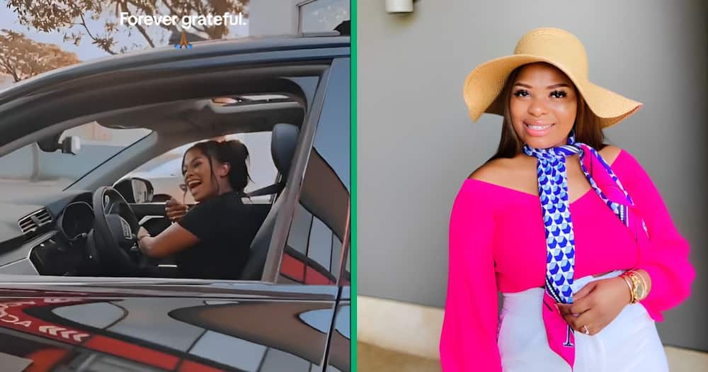 A KwaZulu-Natal lady spoiled herself with an Audi Q3. She showed it off on TikTok.