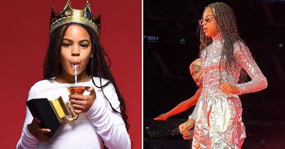 Blue Ivy trended after she joined Beyoncé on stage