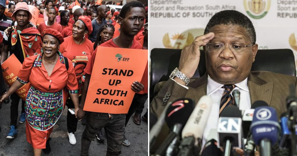 ANC SG Fikile Mbalula was blasted for his comments on the national shutdown