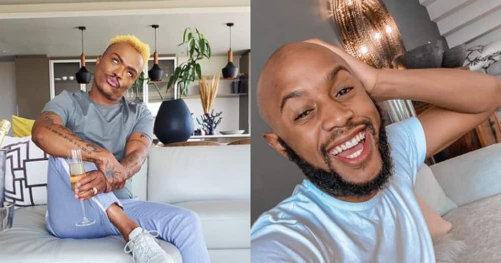 Somizi and Mohale brush off break-up rumours over sumptuous breakfast.