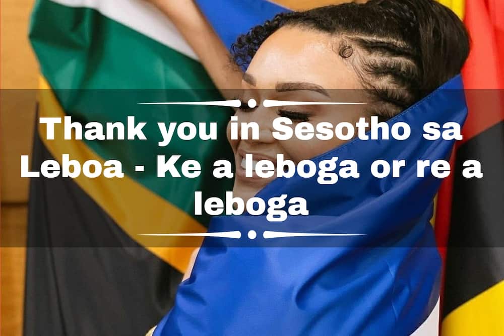 How do you say thank you in African language?