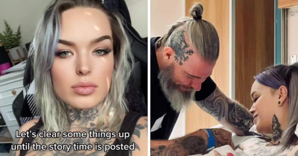 TikTok user @christywho_ who lied about marrying her stepdad