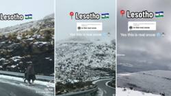 Video showing beautiful landscape of Lesotho covered in snow wows the internet