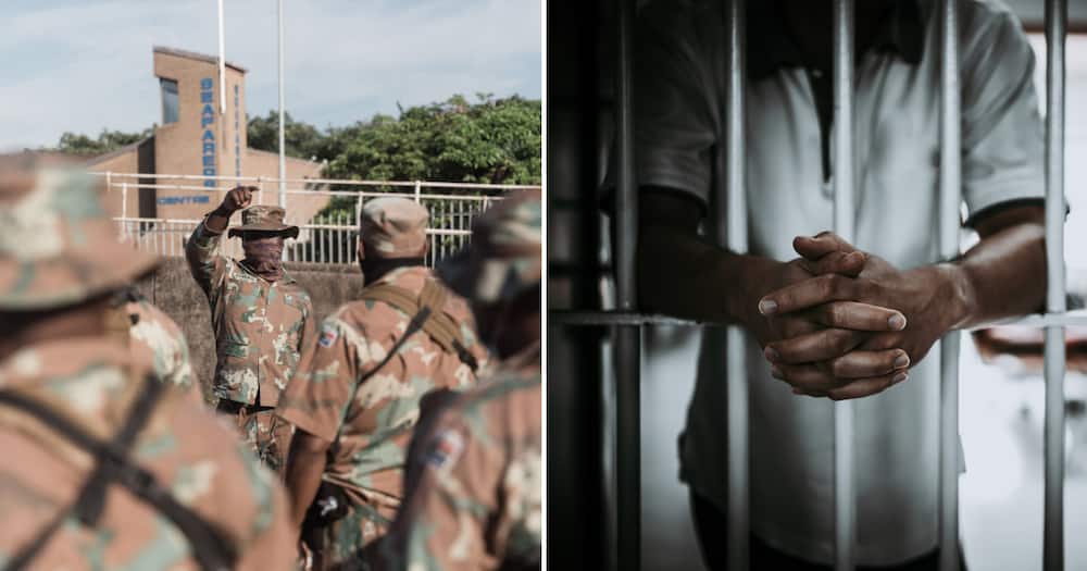 A SANDF soldier was arrested by Limpopo police for allegedly helping six prison inmates escape