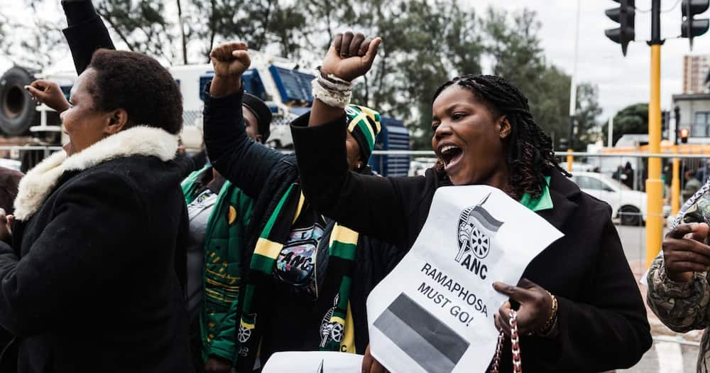 ANC Unpaid Workers Disrupt 