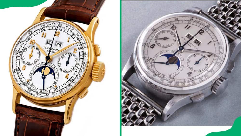 Golden and silver Prince Mohammed Tewlik A. Toussou’s Patek Philippe Ref. 1518 Watch