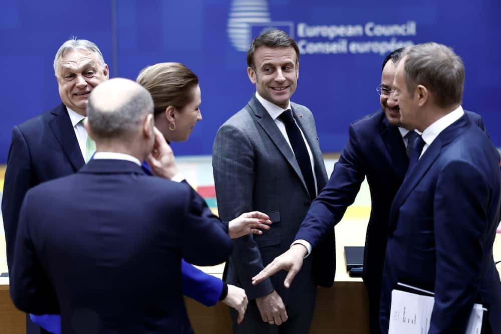 EU leaders were also looking for a united stance on the war in Gaza at the Brussels summit