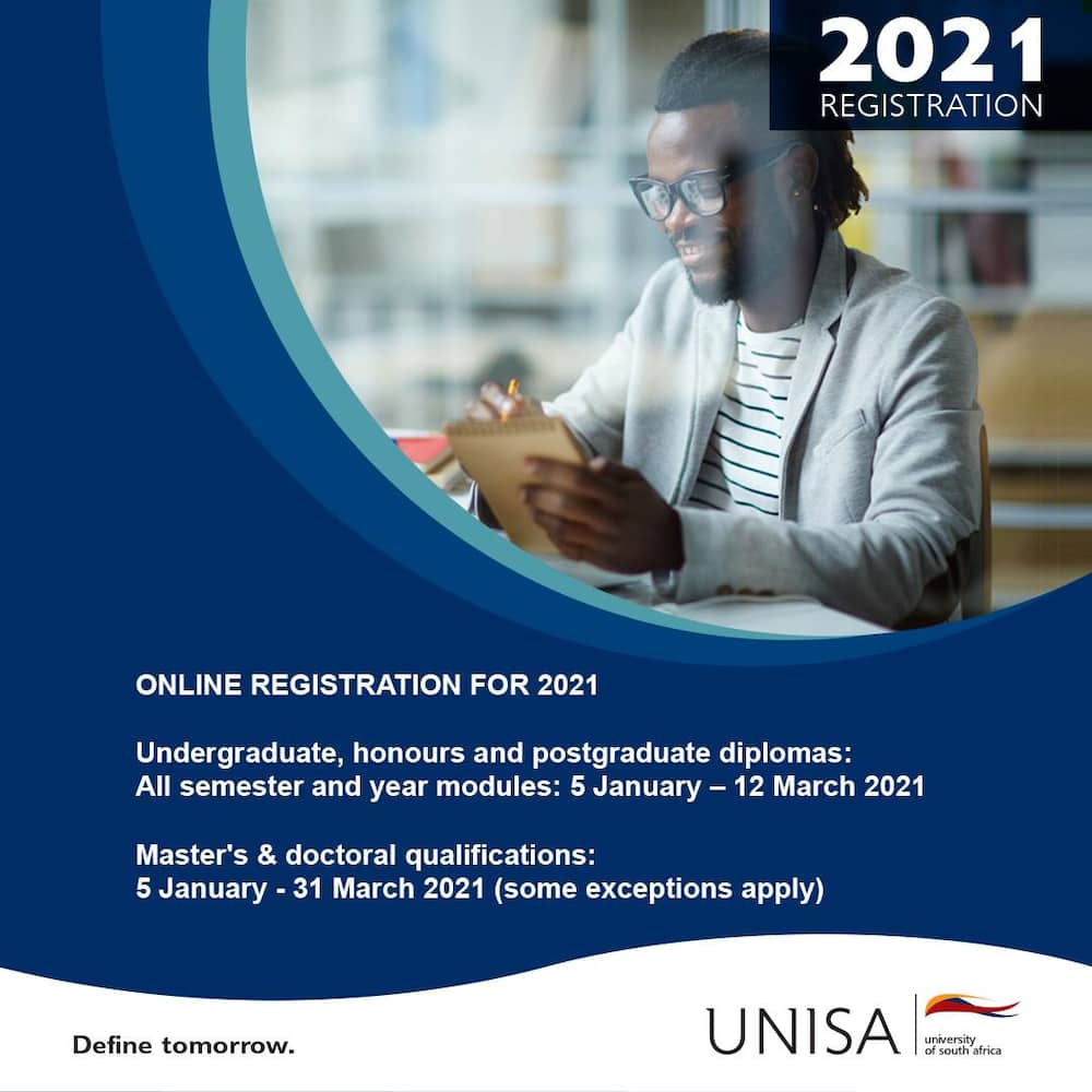 Unisa registration 2021