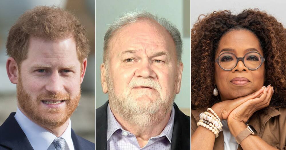 ‘She’s Taken Advantage’: Thomas Markle Accuses Oprah of Using Harry & Meghan