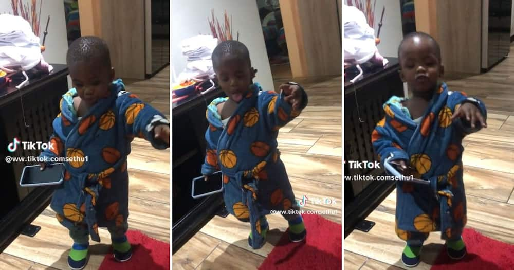 A toddler resurrected the 'Kilimanjaro' dance challenge