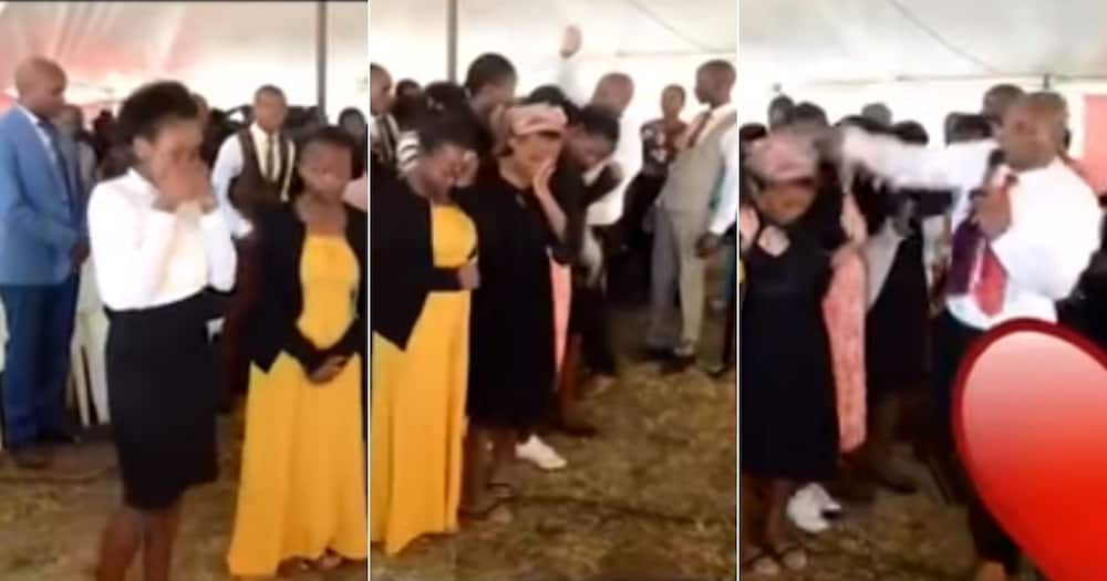 South Africans are sunned by a pastor seen in a video clapping his congregants. Image: Facebook