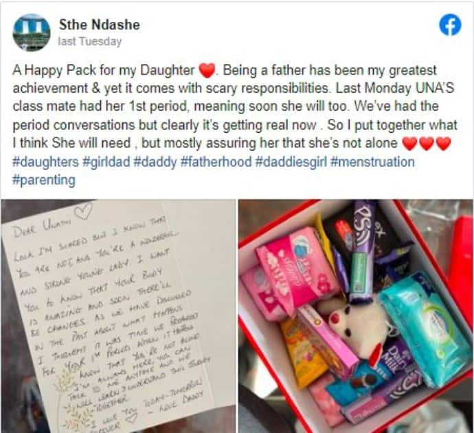 Father makes care packages for daughter