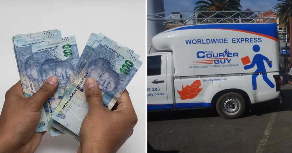Is it true that courier drivers earn 30K a month in South Africa?