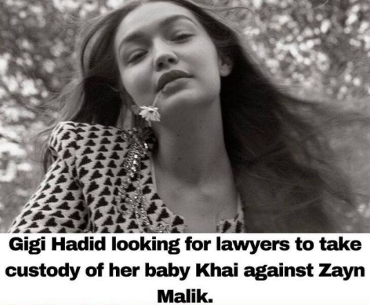 Gigi Hadid Met With Lawyers About Zayn Malik and Custody of Daughter Khai