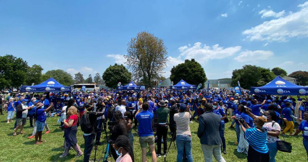 Democratic Alliance, Rally, Howick Falls, uMngeni District, Victory, Mayor elect, Christopher Pappas, Municipality, Social media, DA, Officials, Corruption