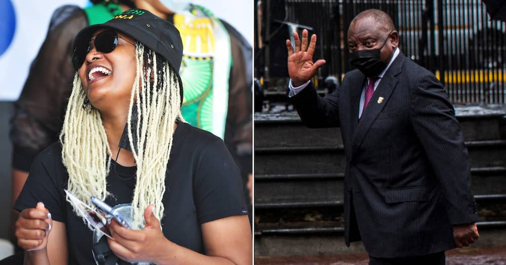 Duduzile Zuma, Cyril Ramaphosa, shade, social media, Jacob Zuma