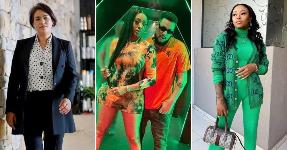 DJ Zinhle and AKA's mom Lynn Forbes comforted Nadia Nakai after she marked one month since Supa Mega died. DJ Zinhle and AKA's mom Lynn Forbes comforted Nadia Nakai after she marked one month since Supa Mega died.
