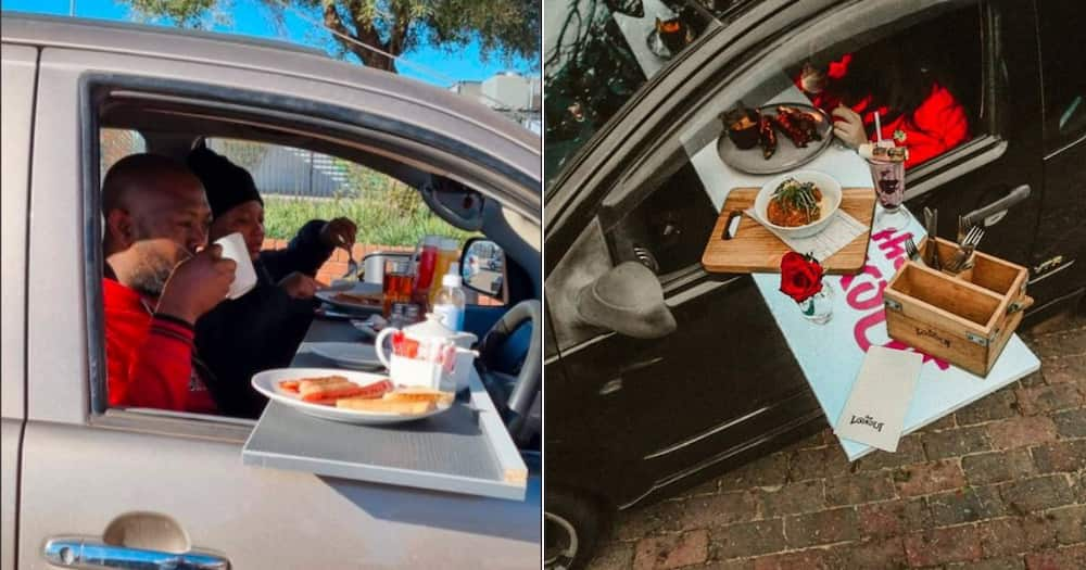 South African restaurants implement parking lot roudhouses.