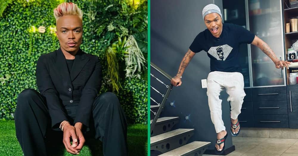 Somizi Mhlongo went to the gym with a bag full of money