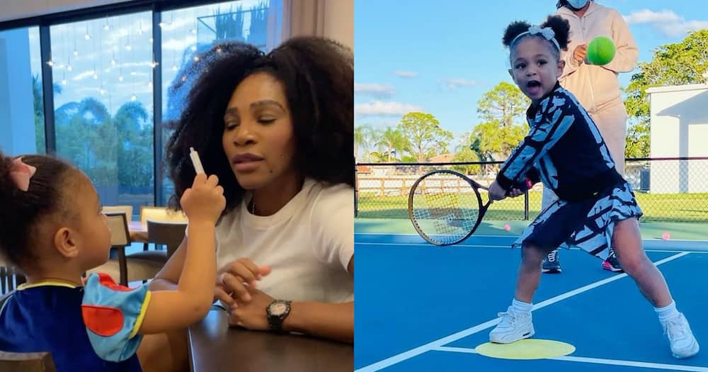 Serena Williams and Kid Alexis Snapped Enjoying a Poolside Summer Day