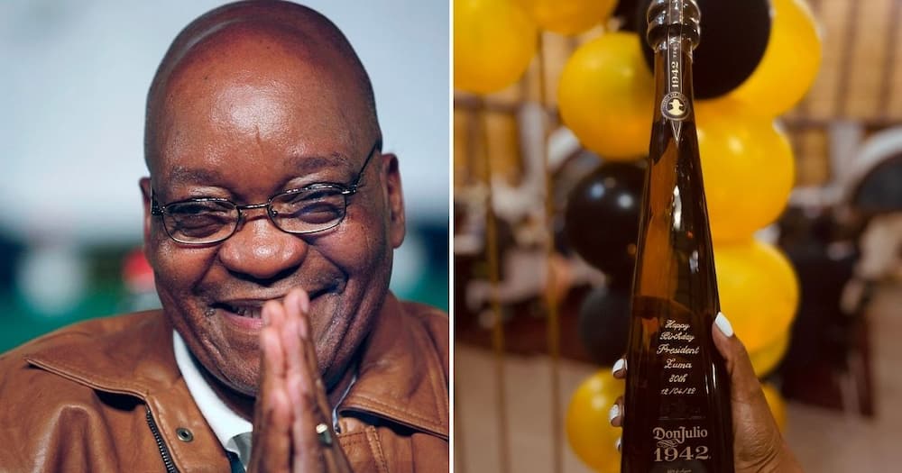 Duduzile, Jacob Zuma, 80th Birthday, R10k Bottle, Tequila, Mzansi