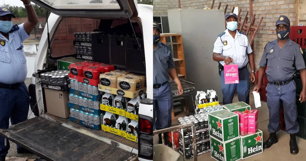Police arrest 2 men for transporting alcohol in a 3 car convoy