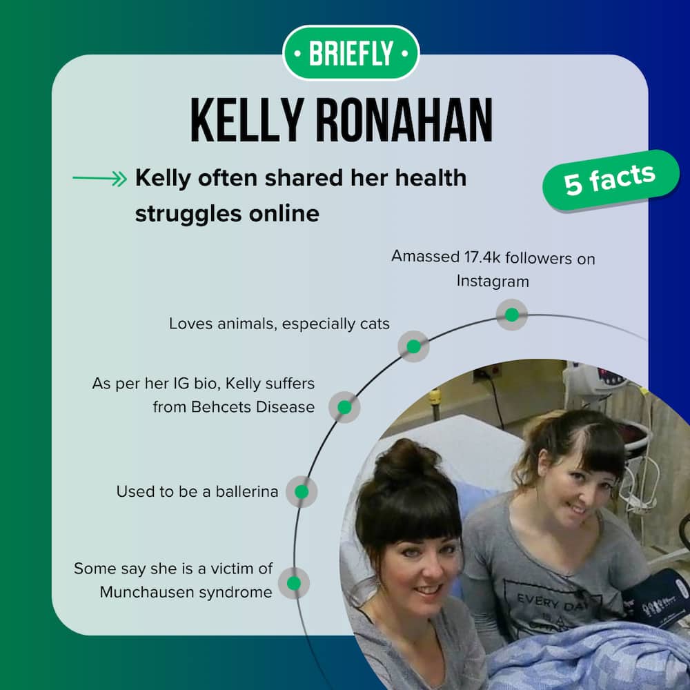 Facts about Kelly Ronahan (In picture is Kelly (R) and her sister Gina (L) in 2016 at the hospital