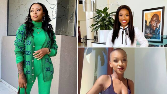 From DJ Zinhle, Nandi Madida to Pearl Modiadie, here's how top Mzansi celebrities celebrated Father's Day