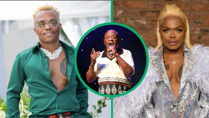 Somizi Mhlongo roasted over new interview about Mbongeni Ngema: "Why is he making this about him?"