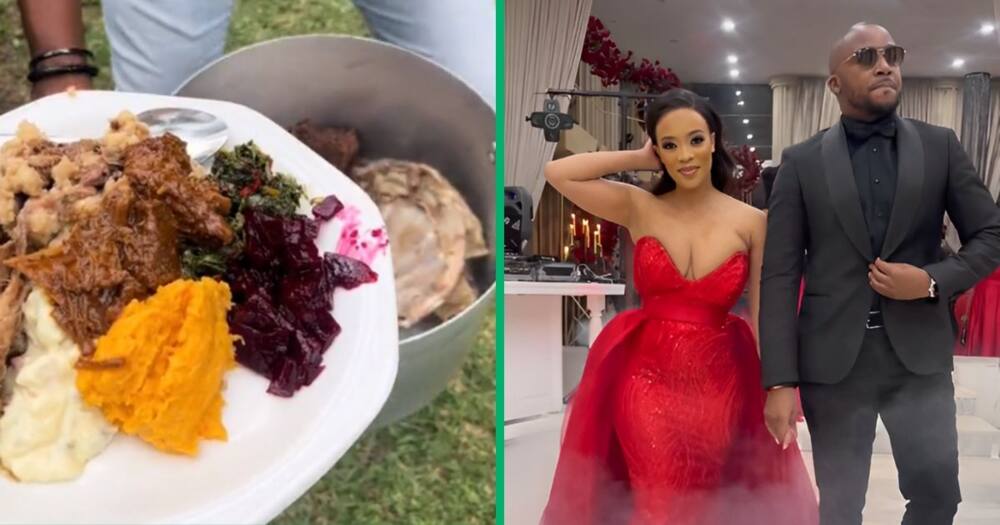 A TikTok video of a couple that left Mzansi envious after bringing each other food at an event is going viral.