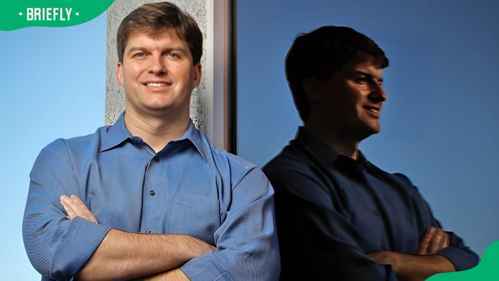 Michael Burry poses for a portrait in Cupertino