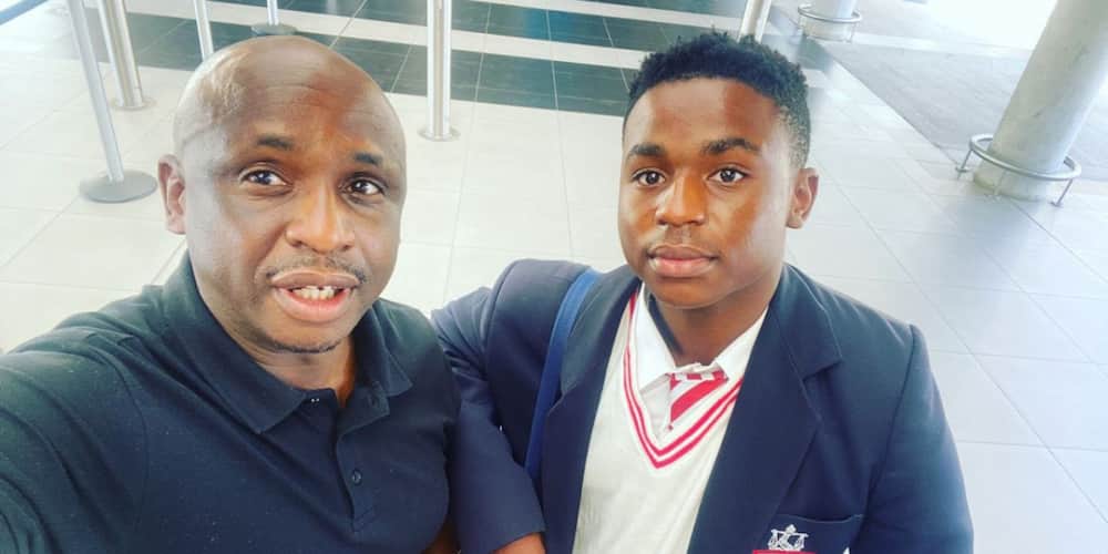 Then and now post, Alvina Kaizer Chiefs, Father and son