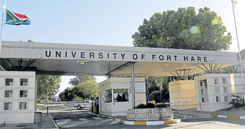 Image of the University of Fort Hare in Eastern Cape entrance