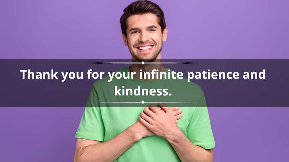 Original ways to say 'Thank you for your patience'