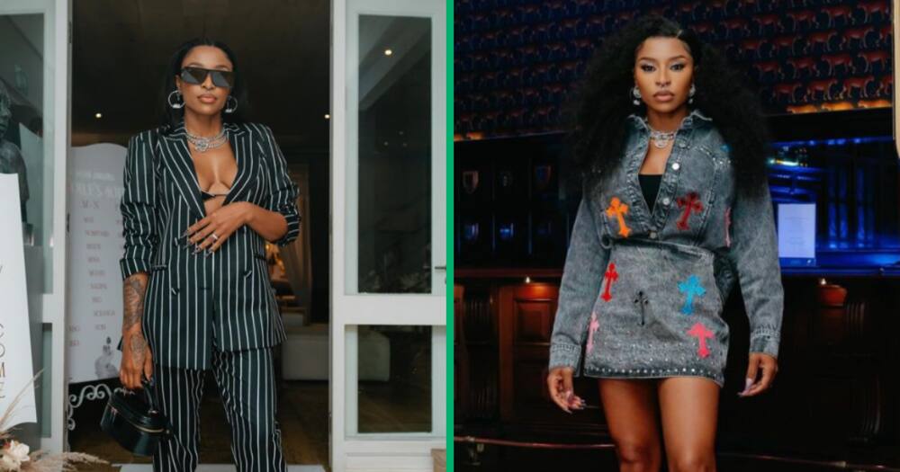 DJ Zinhle responded to the claims of her being lesbian in a mature manner