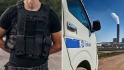 Eskom senior manager who exposed corruption fears for his saftey; wears bulletproof vest and has two bodyguards