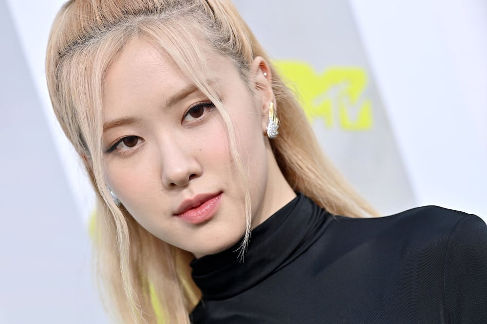 Rosé attends the 2022 MTV Video Music Awards at Prudential Center