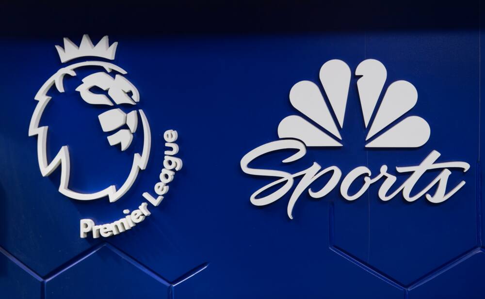 EPL logo along NBC Sports logo