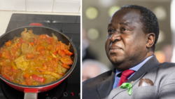 "God, intervene": Peeps cackle over Tito Mboweni's latest meal posted online