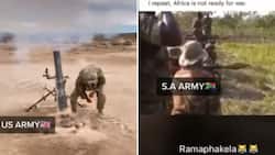 Another video ridicules SANDF as troop fails to launch a missile, falls to the ground in front of him