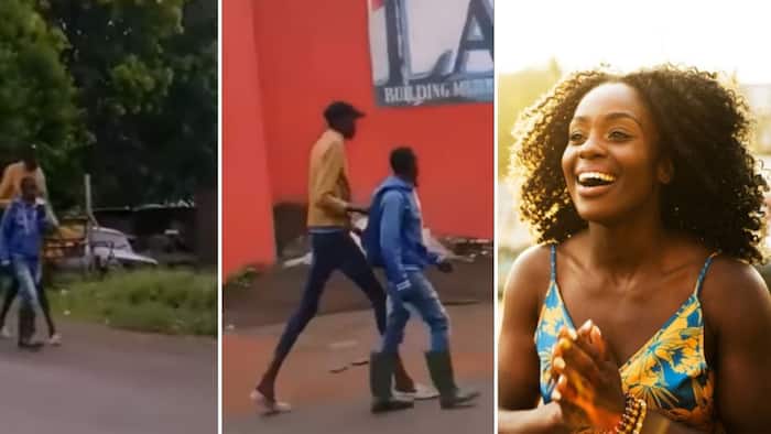 Viral video of unusually tall man has Mzansi speechless: "Satellite traffic officer"