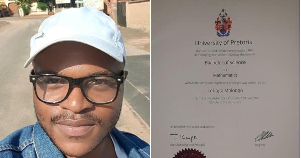 Local Man Toasts to Bagging BSc in Mathematics, Mzansi Helps Him Celebrate