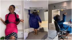 "Getting an apartment here is not easy": Lady who moved to UK dances in video after renting a house