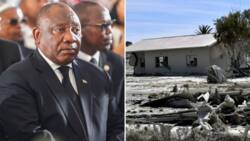 President Cyril Ramaphosa promises Jagersfontein residents government support: "we won't abandon you"