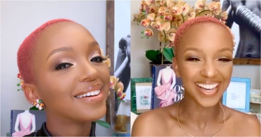 Nandi Madida shows off of flawless face in cute and quirky post