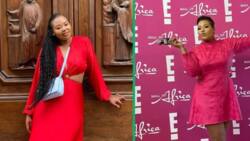 Anele Mdoda poses for an Instagram picture on vacation in Brazil, netizens left drooling: "Classy"