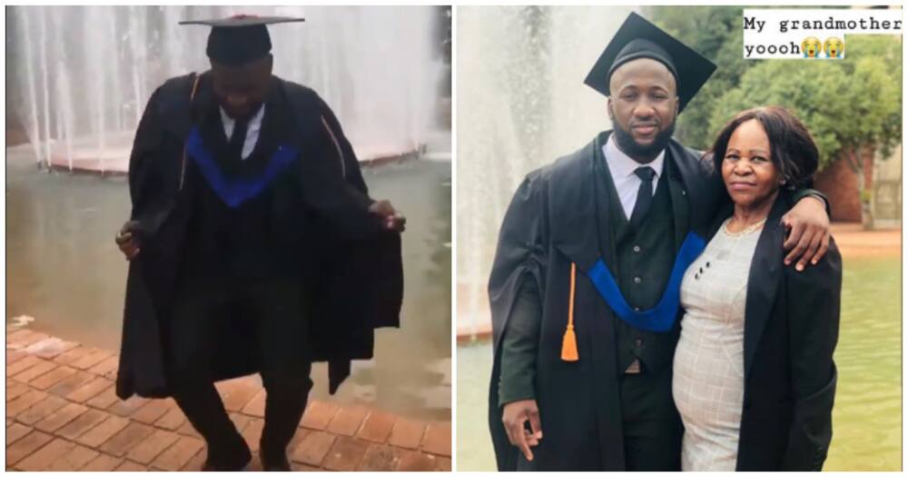 Student's touching tribute to late mom inspires SA: 'Mama, I made it'