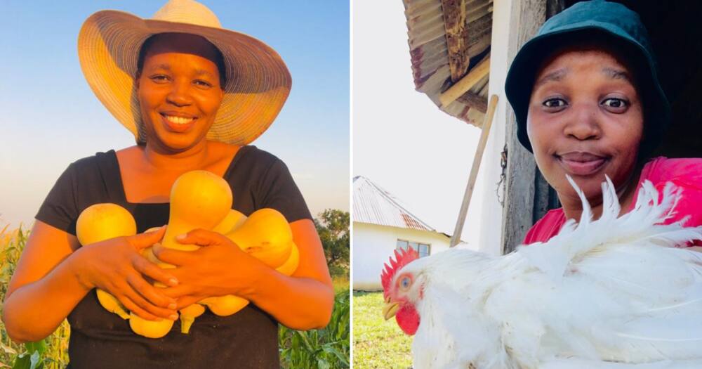The KZN woman farms vegetables and grows chickens